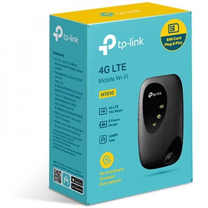 TP-Link M7010 Router de red móvil 4G LTE Negro